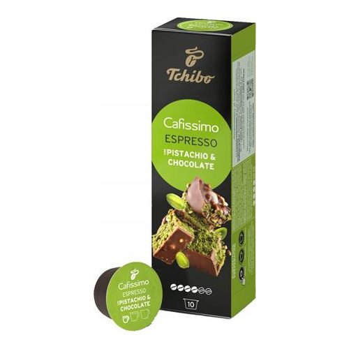 Kávékapszula, 10 db, TCHIBO "Cafissimo Espresso Pistacchio Chocolate"