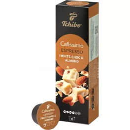   Kávékapszula, 10 db, TCHIBO "Cafissimo Espresso White Choc Almond"