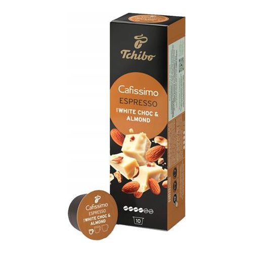 Kávékapszula, 10 db, TCHIBO "Cafissimo Espresso White Choc Almond"