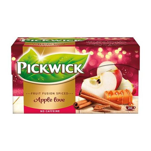 Gyümölcstea, 20x1,75 g, PICKWICK "Fruit Fusion", Apple Love