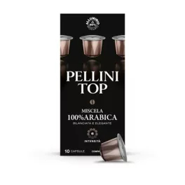   Kávékapszula, Nespresso® kompatibilis, 10 db, PELLINI, "Top Originale"