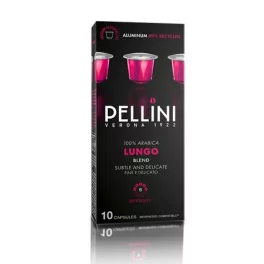   Kávékapszula, Nespresso® kompatibilis, 10 db, PELLINI, "Lungo"