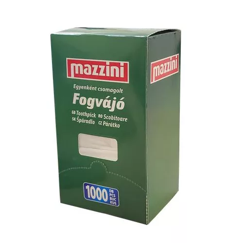 Fogvájó, egyesével csomagolt, 1000 db, MAZZINI