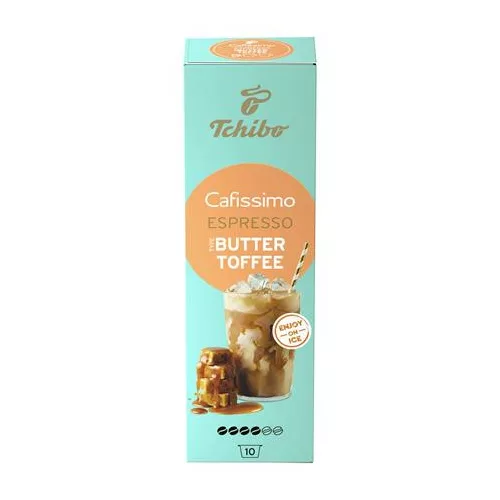 Kávékapszula, 10 db, TCHIBO "Cafissimo Espresso Buttertoffee"