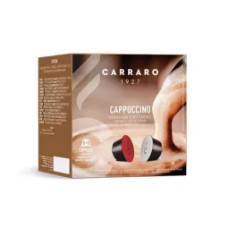   Kávékapszula, Dolce Gusto® kompatibilis, 8+8 db, CARRARO "Cappuccino"