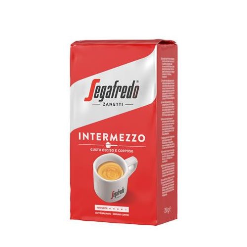 Kávé, pörkölt, őrölt, vákuumos csomagolásban, 250 g, SEGAFREDO "Intermezzo"