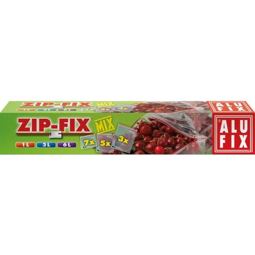 Cipzáras zacskó, 1 l, 3 l, 6 l, ALUFIX "Zipp Fix"