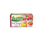 Gyümölcstea, 20x2 g, PICKWICK "Fruit Fusion Variációk Piros", eper-tejszín, citrus-bodza, mágikus meggy, áfonya-málna