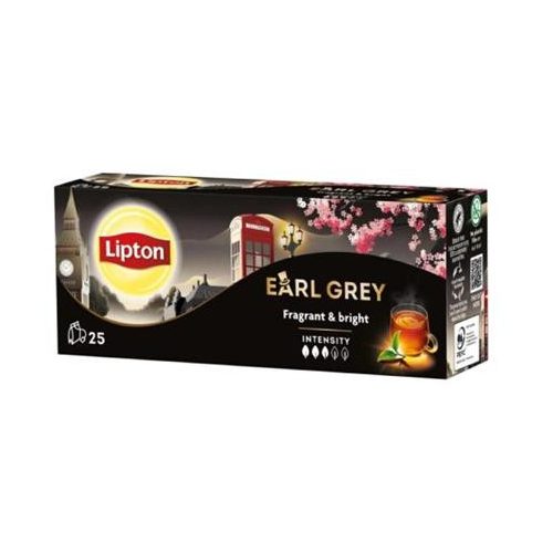 Fekete tea, 25x1,5 g, LIPTON "Earl grey"