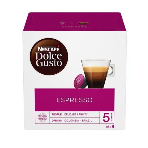 Kávékapszula, 16 x 5,5 g,  NESCAFÉ DOLCE GUSTO "Espresso"