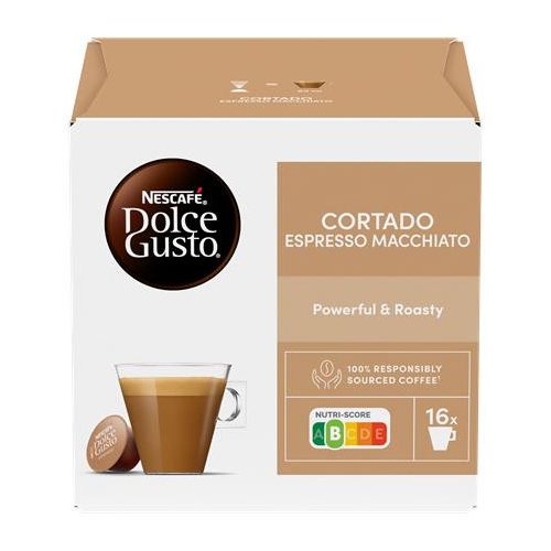 Kávékapszula, 16 db,  NESCAFÉ DOLCE GUSTO "Cortado Espresso Macchiato "