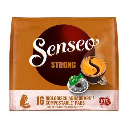 Kávépárna, 16 db, 111 g, DOUWE EGBERTS "Senseo", Strong