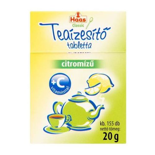 Teaízesítő, citrompótló, 20 g, HAAS