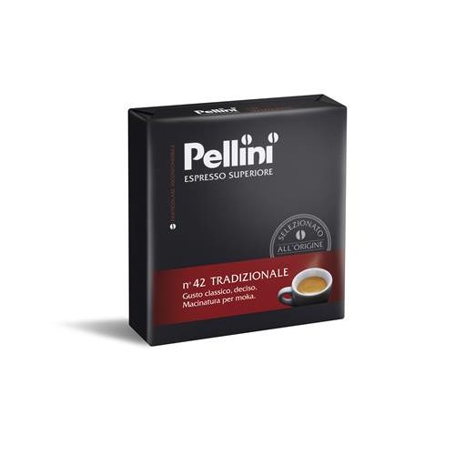 Kávé, pörkölt, őrölt, 2x250 g, PELLINI, "Tradizionale"