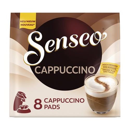 Kávépárna, 8 db, 92 g, DOUWE EGBERTS "Senseo", Cappuccino