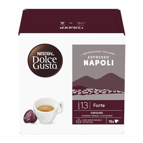 Kávékapszula, 16 db, NESCAFÉ DOLCE GUSTO "Espresso Napoli"