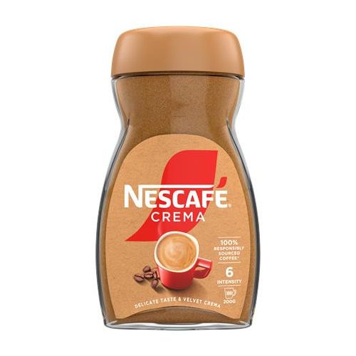 Instant kávé, 200 g, üveges, NESCAFÉ "Classic Crema"