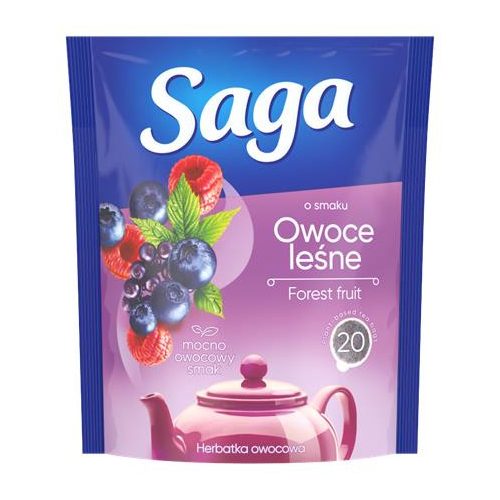 Gyümölcstea, 20x1,7 g, SAGA, erdei gyümölcs