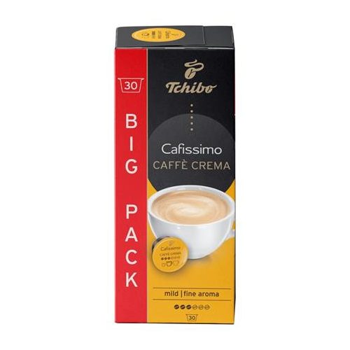 Kávékapszula, 30 db, TCHIBO "Cafissimo Caffé Crema Fine"