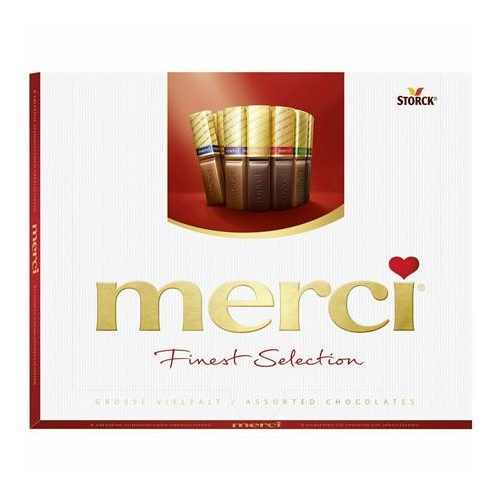 Desszert, 250 g, MERCI, tej- és étcsokoládé válogatás