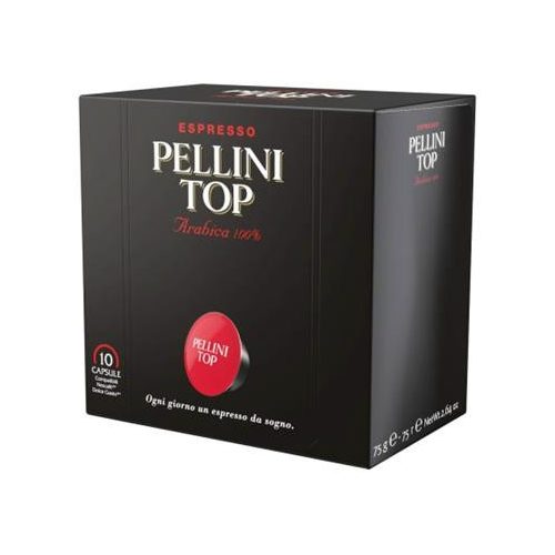 Kávékapszula, Dolce Gusto kompatibilis, 10 db, PELLINI, "Top"