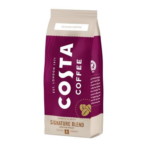 Kávé, közepes pörkölésű, őrölt, 200 g, COSTA "Signature Blend"