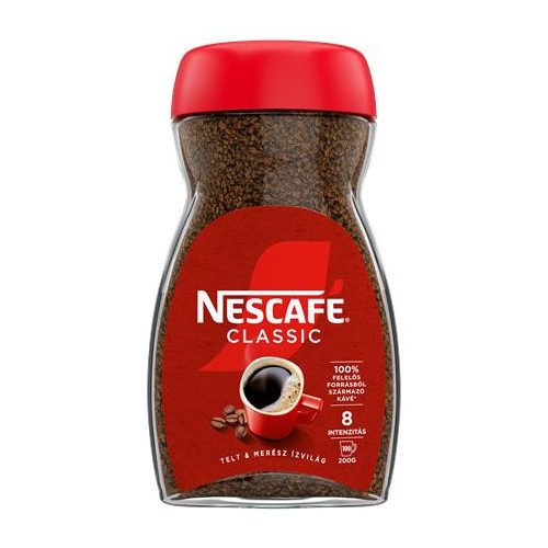 Instant kávé, 200 g, üveges, NESCAFÉ "Classic"