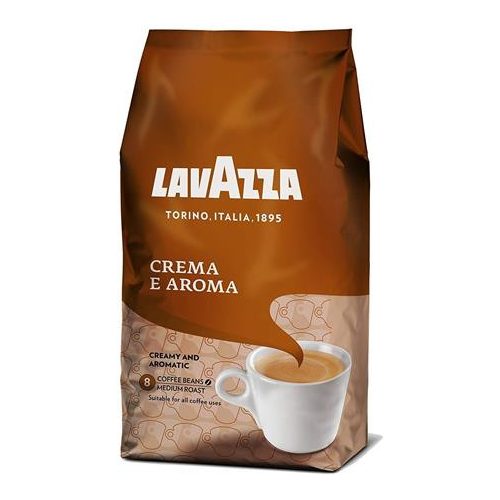 Kávé, pörkölt, szemes, 1000 g, LAVAZZA "Crema e Aroma"