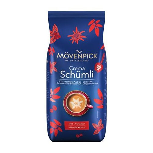 Kávé, pörkölt, szemes, 1000 g, MÖVENPICK "Schümli"