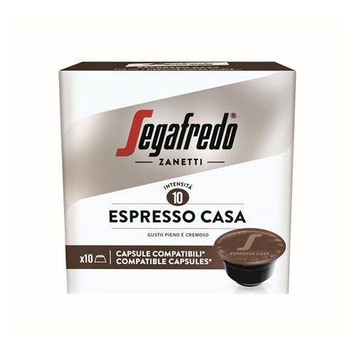 Kávékapszula, Dolce Gusto kompatibilis, 10 db, SEGAFREDO "Espresso Casa"