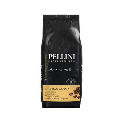 Kávé, pörkölt, szemes, 1000 g,  PELLINI "Gran Aroma"
