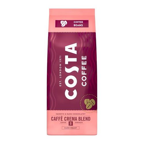 Kávé, pörkölt, szemes, 500 g, COSTA "Café Crema Blend"
