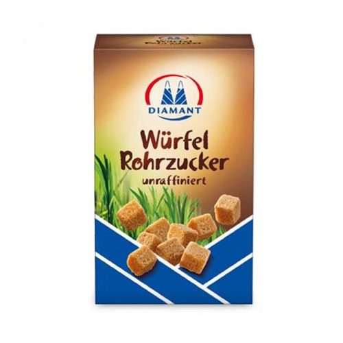 Kockacukor, barna nád, 0,5 kg, "Diamant"
