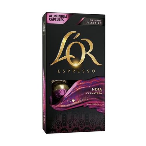 Kávékapszula, 10 db, JACOBS DOUWE EGBERTS "L'OR India"