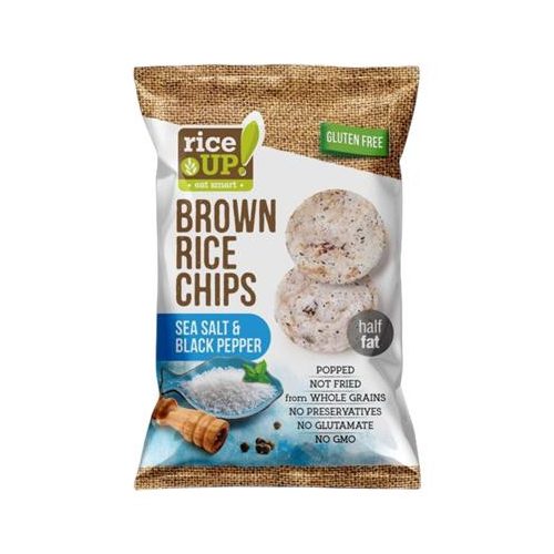 Barnarizs chips, 60 g, RICE UP, sós-borsos