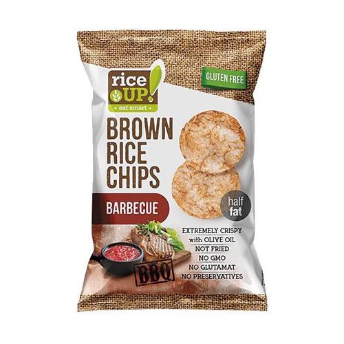 Barnarizs chips, 60 g, RICE UP, barbecue