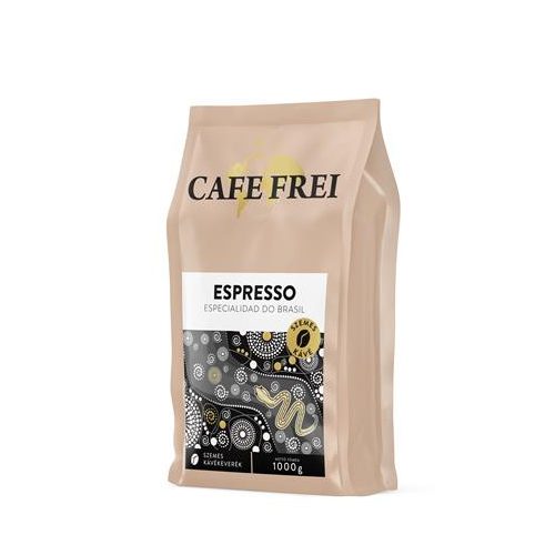 Kávé, pörkölt, szemes, 1000 g, CAFE FREI "Espresso Especialidad do Brasil", pekándiós