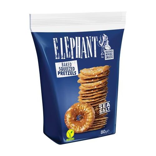 Chips-tallér, 80 g, ELEPHANT, sós