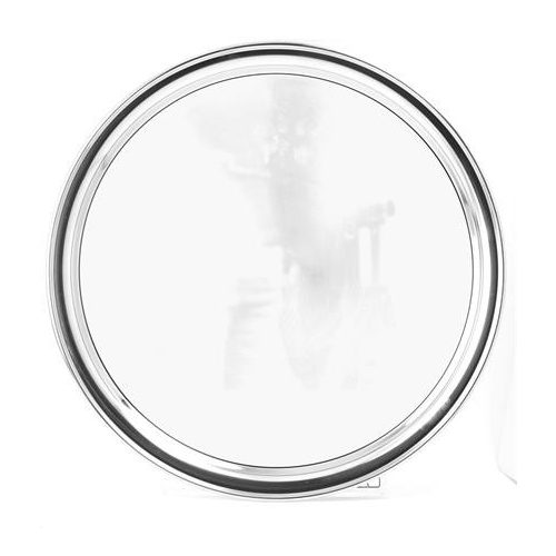 Tálca, kerek, rozsdamentes acél, krómozott, 29cm