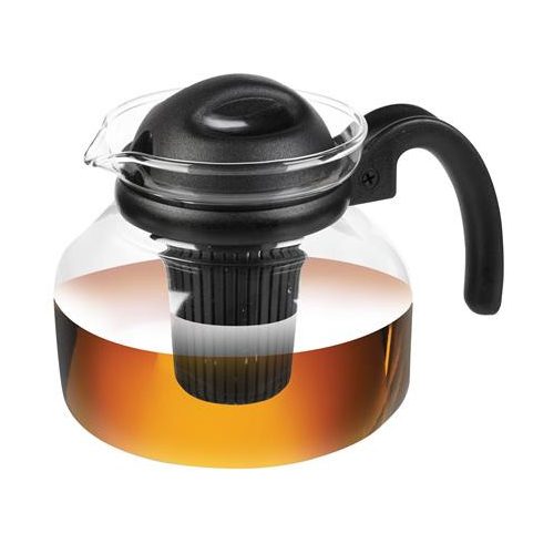 Hőálló kancsó szűrővel, 1,5 l, "Teapot", vegyes színek