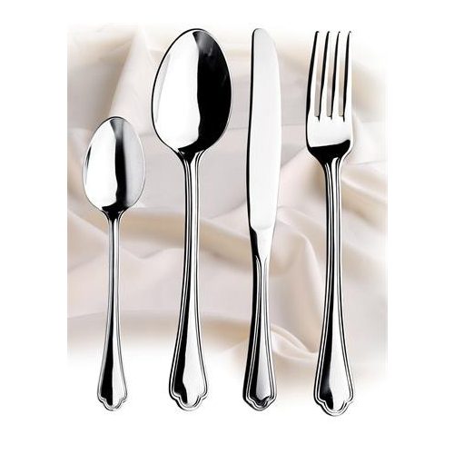 Evőeszköz szett, rozsdamentes acél, 24 db-os szett, "Ranieri"