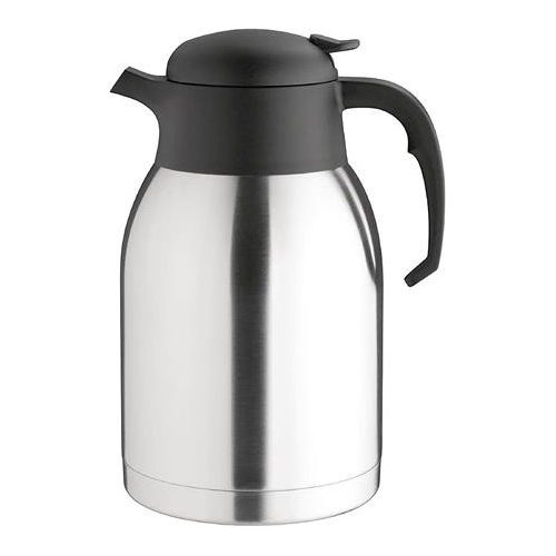 Termosz, 1,5 l, rozsdamentes acél, műanyag fej, fekete