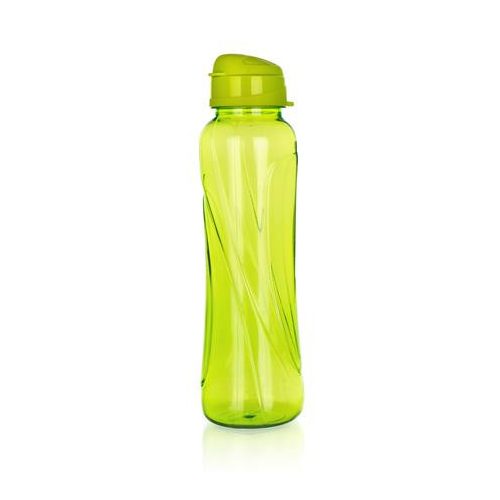 Kulacs, 610 ml, műanyag, világos zöld, "Slim"