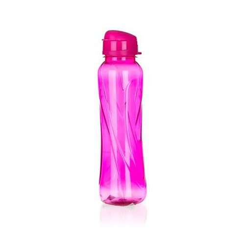 Kulacs, 610 ml, műanyag, rózsaszín, "Slim"