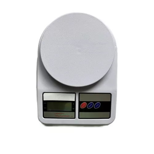 Konyhai mérleg, digitális, 7 kg terhelhetőség, fehér