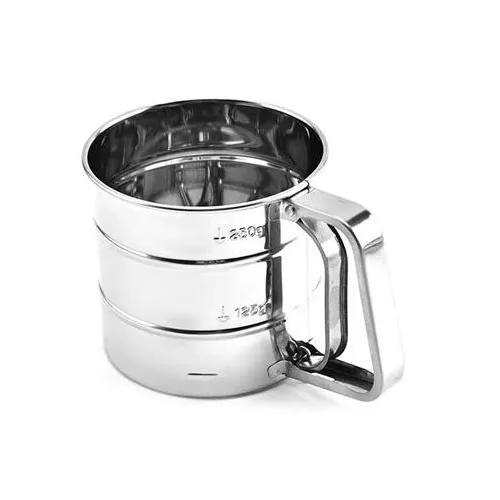 Porcukorszóró, 250 ml, inox