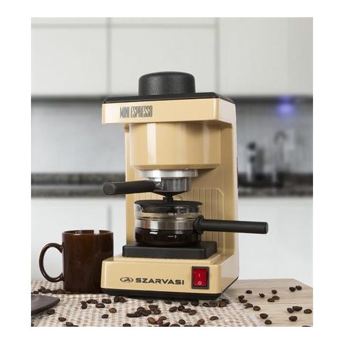 Presszókávéfőző, SZARVASI "SZV 612", drapp