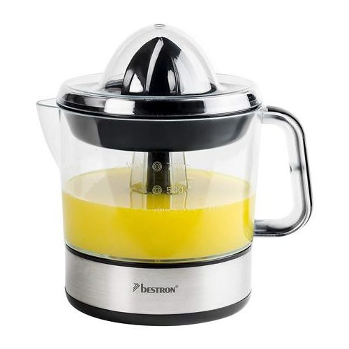 Citrus facsaró, 0,7 l, BESTRON, fekete-inox