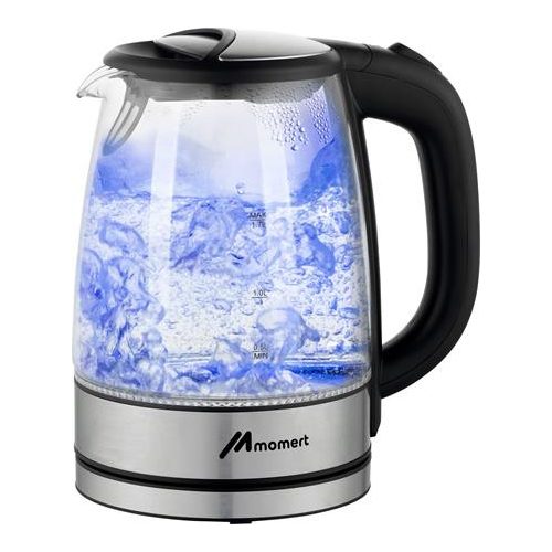 Vízforraló, üvegkannával, 1,7 l,MOMERT