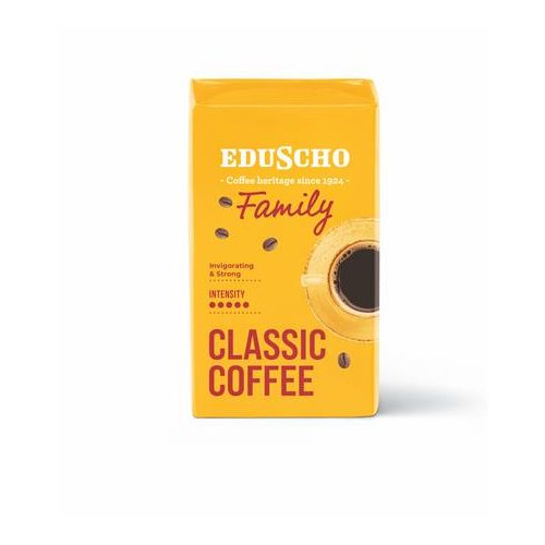 Kávé, pörkölt, őrölt, 1000 g, EDUSCHO "Family"
